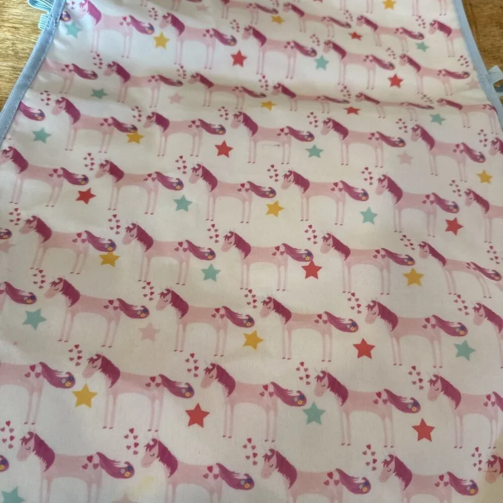 Floss & Rock Fairy Unicorn Tabard Reversible Kids Apron Wipe Clean Painting Bake